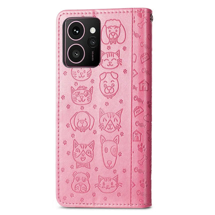 For HMD Skyline Case Leather Wallet Flip Phone Cover Cute Cat Dog Pattern