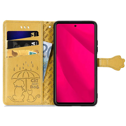 For HMD Skyline Case Leather Wallet Flip Phone Cover Cute Cat Dog Pattern