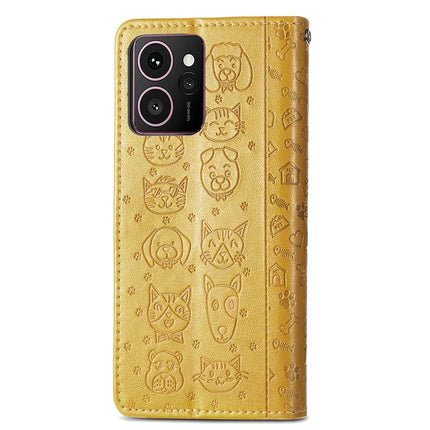 For HMD Skyline Case Leather Wallet Flip Phone Cover Cute Cat Dog Pattern