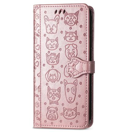 For HMD Skyline Case Leather Wallet Flip Phone Cover Cute Cat Dog Pattern
