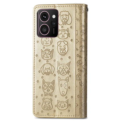 For HMD Skyline Case Leather Wallet Flip Phone Cover Cute Cat Dog Pattern