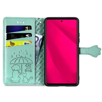 For HMD Skyline Case Leather Wallet Flip Phone Cover Cute Cat Dog Pattern