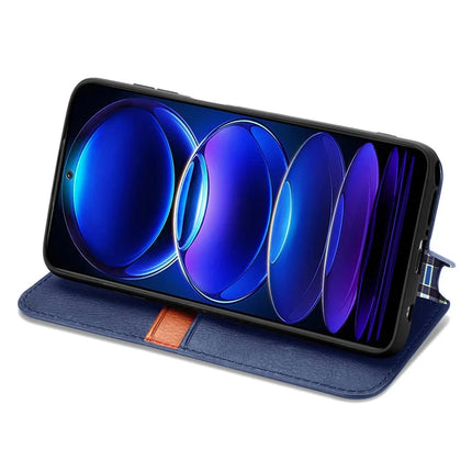 For HMD Skyline PU Leather Case Rhombus Imprint Wallet Stand Phone Cover
