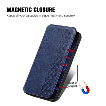 For HMD Skyline PU Leather Case Rhombus Imprint Wallet Stand Phone Cover