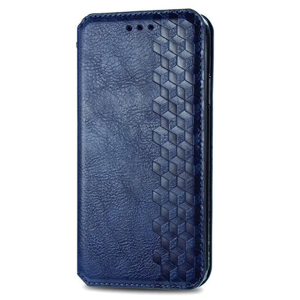 For HMD Skyline PU Leather Case Rhombus Imprint Wallet Stand Phone Cover