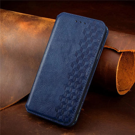 For HMD Skyline PU Leather Case Rhombus Imprint Wallet Stand Phone Cover