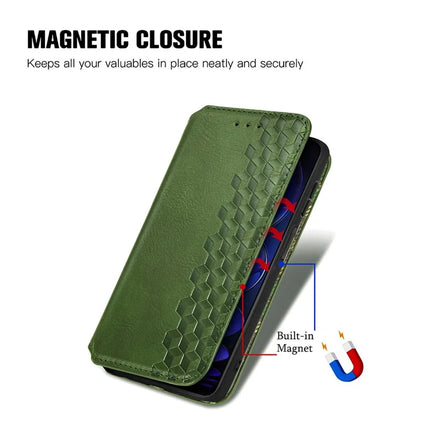 For HMD Skyline PU Leather Case Rhombus Imprint Wallet Stand Phone Cover