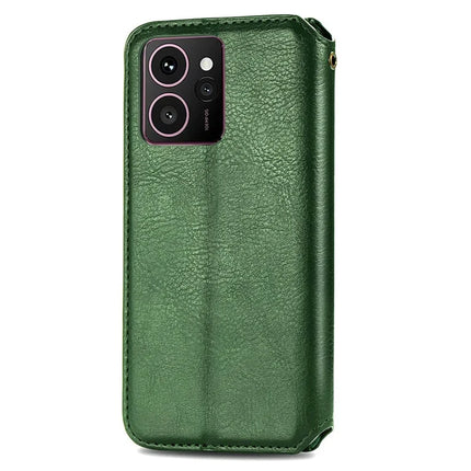 For HMD Skyline PU Leather Case Rhombus Imprint Wallet Stand Phone Cover