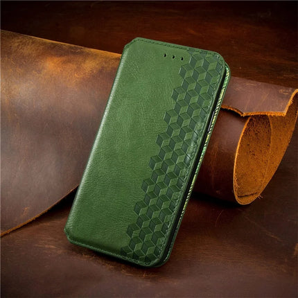 For HMD Skyline PU Leather Case Rhombus Imprint Wallet Stand Phone Cover