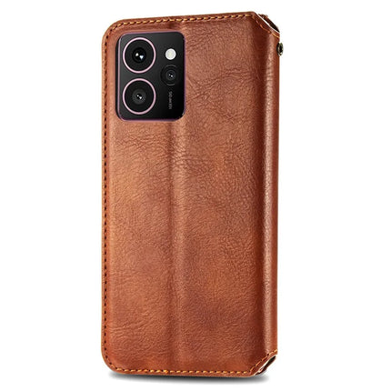 For HMD Skyline PU Leather Case Rhombus Imprint Wallet Stand Phone Cover