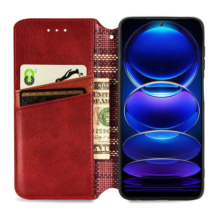 For HMD Skyline PU Leather Case Rhombus Imprint Wallet Stand Phone Cover