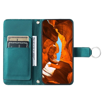 For Samsung Galaxy A05 4G Crossbody Leather Case Ring Buckle Wallet Stand Rhombus Mobile Cover