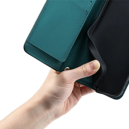 For Samsung Galaxy A05 4G Crossbody Leather Case Ring Buckle Wallet Stand Rhombus Mobile Cover