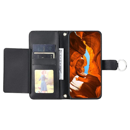 For Samsung Galaxy A05 4G Crossbody Leather Case Ring Buckle Wallet Stand Rhombus Mobile Cover