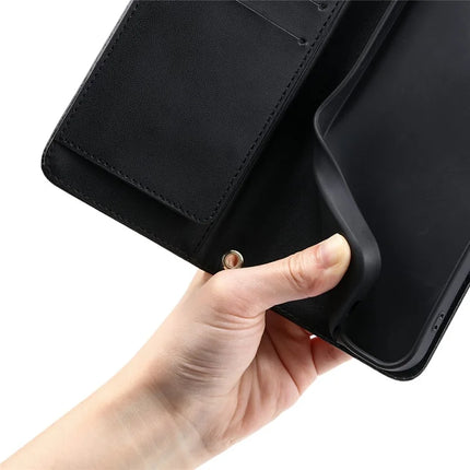 For Samsung Galaxy A05 4G Crossbody Leather Case Ring Buckle Wallet Stand Rhombus Mobile Cover