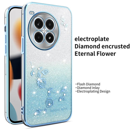 KADEM For OnePlus Ace 3 Pro 5G Case Dragonfly Kickstand TPU Flowers Glitter Phone Cover