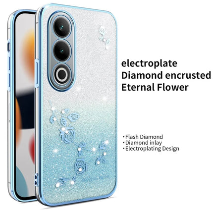 KADEM For OnePlus Ace 3V 5G Case Dragonfly Kickstand TPU Flowers Glitter Phone Cover