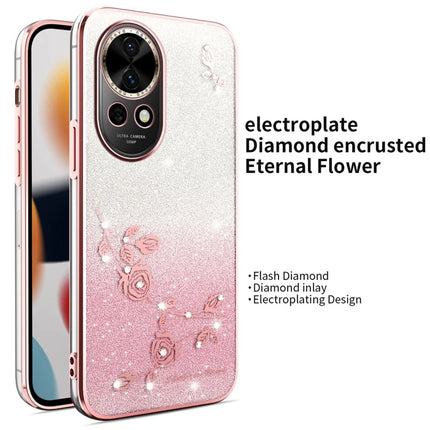 KADEM For Huawei nova 13 Case Dragonfly Kickstand TPU Flowers Glitter Phone Cover