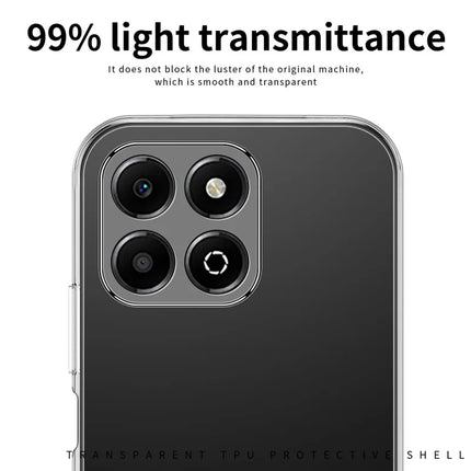 MOFI For Honor X5b Plus / X5b Case Anti-Scratch Clear Soft TPU Phone Cover