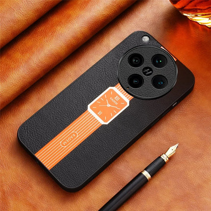 KADEM For Oppo Find X8 Pro 5G Case Leather+TPU+Acrylic Anti-Scratch Phone Cover