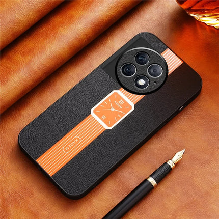 KADEM For OnePlus 13 Case Leather+TPU+Acrylic Anti-Scratch Phone Cover