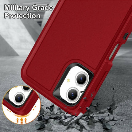 For Samsung Galaxy A06 Case Kickstand Phone Cover PC+Silicone+EVA 3-in-1 Design