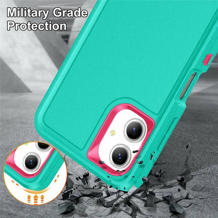 For Samsung Galaxy A06 Case Kickstand Phone Cover PC+Silicone+EVA 3-in-1 Design