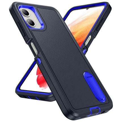 For Samsung Galaxy A06 Case Kickstand Phone Cover PC+Silicone+EVA 3-in-1 Design