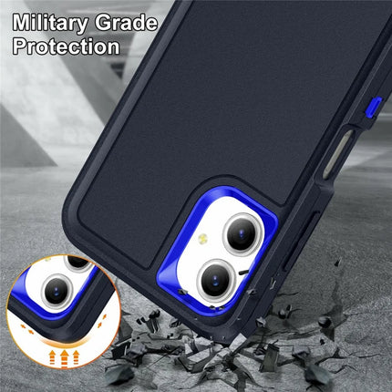 For Samsung Galaxy A06 Case Kickstand Phone Cover PC+Silicone+EVA 3-in-1 Design