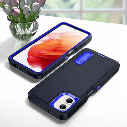 For Samsung Galaxy A06 Case Kickstand Phone Cover PC+Silicone+EVA 3-in-1 Design