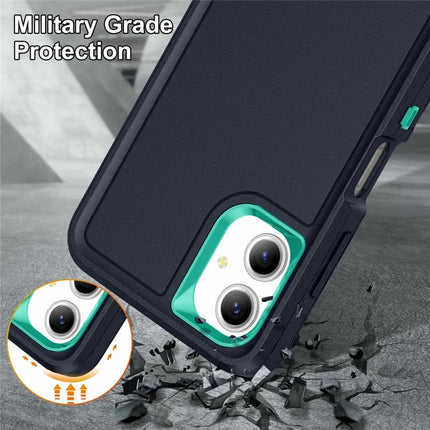 For Samsung Galaxy A06 Case Kickstand Phone Cover PC+Silicone+EVA 3-in-1 Design