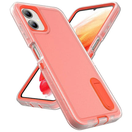 For Samsung Galaxy A06 Case Kickstand Phone Cover PC+Silicone+EVA 3-in-1 Design
