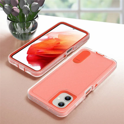 For Samsung Galaxy A06 Case Kickstand Phone Cover PC+Silicone+EVA 3-in-1 Design