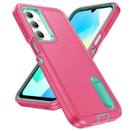 For Samsung Galaxy A16 4G / 5G Case Kickstand Phone Cover PC+Silicone+EVA 3-in-1 Design