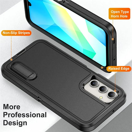For Samsung Galaxy A16 4G / 5G Case Kickstand Phone Cover PC+Silicone+EVA 3-in-1 Design