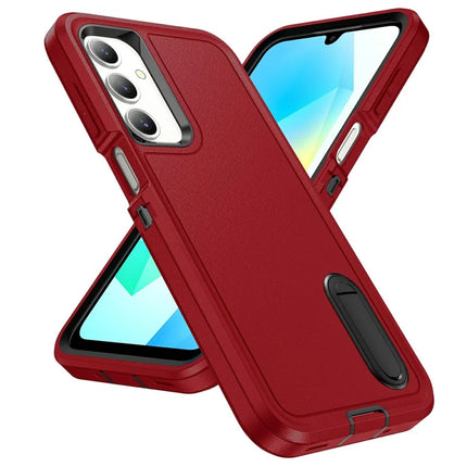 For Samsung Galaxy A16 4G / 5G Case Kickstand Phone Cover PC+Silicone+EVA 3-in-1 Design