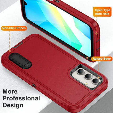 For Samsung Galaxy A16 4G / 5G Case Kickstand Phone Cover PC+Silicone+EVA 3-in-1 Design