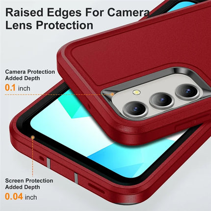 For Samsung Galaxy A16 4G / 5G Case Kickstand Phone Cover PC+Silicone+EVA 3-in-1 Design