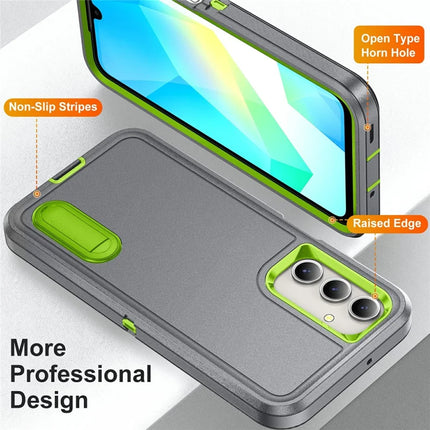 For Samsung Galaxy A16 4G / 5G Case Kickstand Phone Cover PC+Silicone+EVA 3-in-1 Design