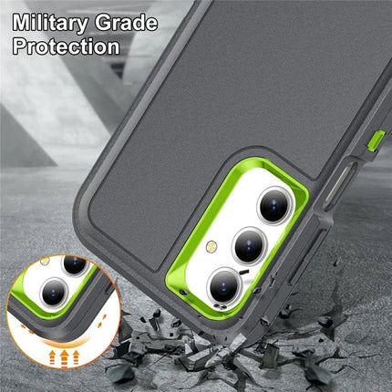 For Samsung Galaxy A16 4G / 5G Case Kickstand Phone Cover PC+Silicone+EVA 3-in-1 Design