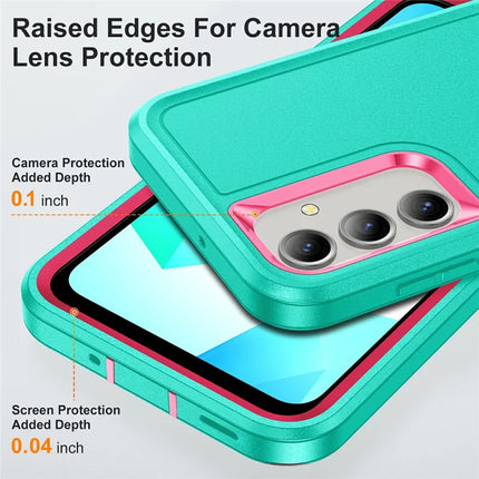 For Samsung Galaxy A16 4G / 5G Case Kickstand Phone Cover PC+Silicone+EVA 3-in-1 Design