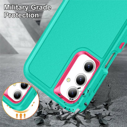 For Samsung Galaxy A16 4G / 5G Case Kickstand Phone Cover PC+Silicone+EVA 3-in-1 Design