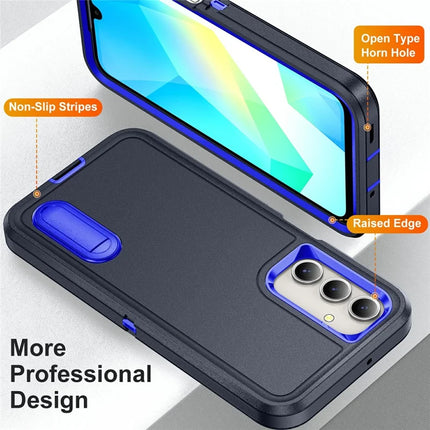 For Samsung Galaxy A16 4G / 5G Case Kickstand Phone Cover PC+Silicone+EVA 3-in-1 Design