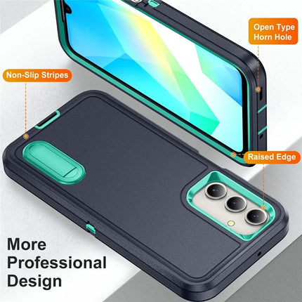 For Samsung Galaxy A16 4G / 5G Case Kickstand Phone Cover PC+Silicone+EVA 3-in-1 Design