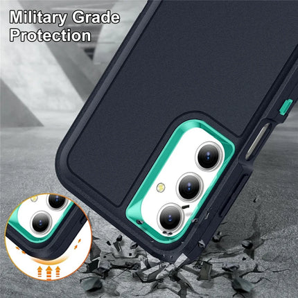 For Samsung Galaxy A16 4G / 5G Case Kickstand Phone Cover PC+Silicone+EVA 3-in-1 Design