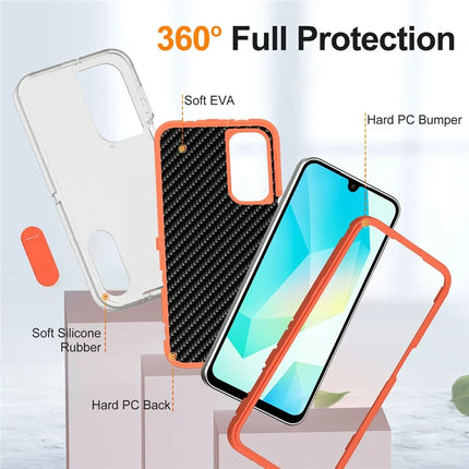 For Samsung Galaxy A16 4G / 5G Case Kickstand Phone Cover PC+Silicone+EVA 3-in-1 Design