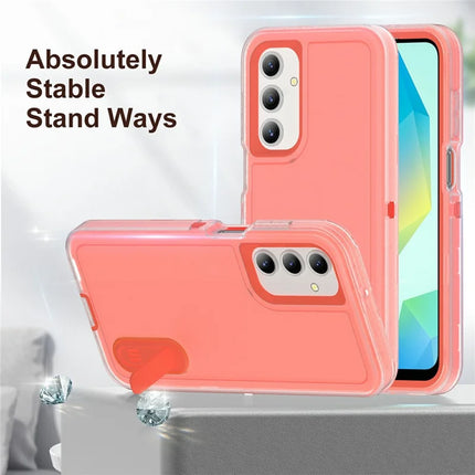 For Samsung Galaxy A16 4G / 5G Case Kickstand Phone Cover PC+Silicone+EVA 3-in-1 Design