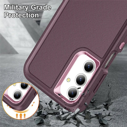 For Samsung Galaxy A16 4G / 5G Case Kickstand Phone Cover PC+Silicone+EVA 3-in-1 Design