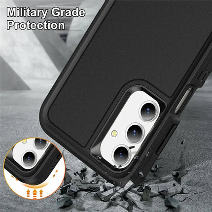 For Samsung Galaxy A16 4G / 5G Case PC+Silicone+EVA 3-in-1 Shockproof Phone Cover
