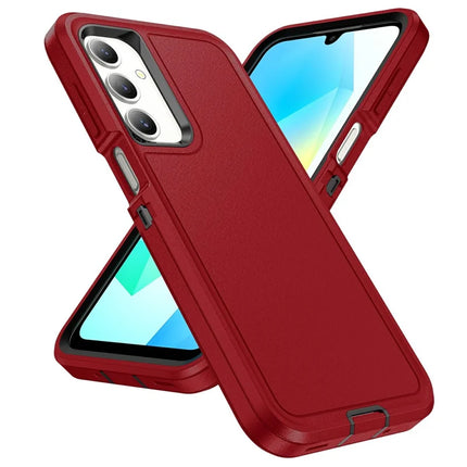 For Samsung Galaxy A16 4G / 5G Case PC+Silicone+EVA 3-in-1 Shockproof Phone Cover